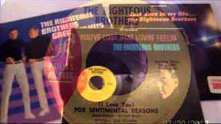 Watch Righteous Brothers i Love You For Sentimental Reasons video