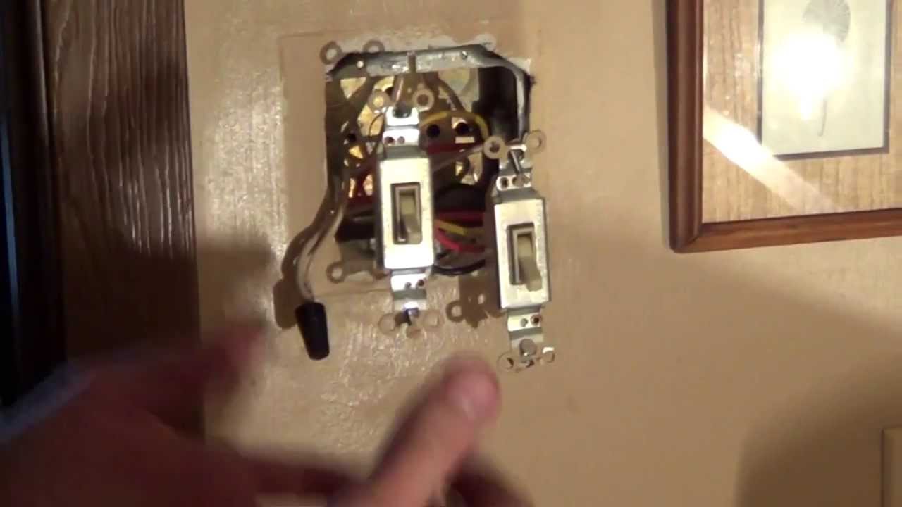 How to Wire a Double Switch - Light Switch Wiring - Conduit - YouTube