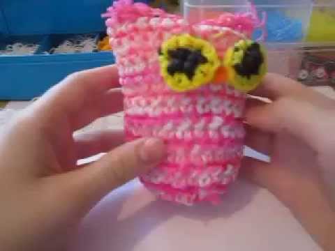 Как сделать из сову из резинок