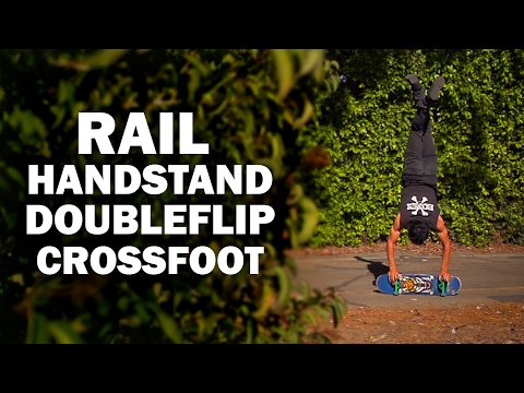 Rail Handstand Doubleflip Crossfoot: Kilian Martin || ShortSided