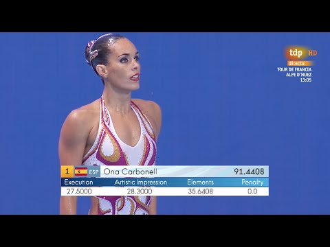 Todo Sincro Solo Tecnico Ona Carbonell Mundial Kazan 2015