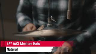 15" AAX MEDIUM HATS