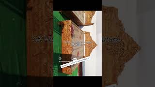Bed In Teak Wood..
