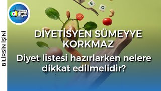 Di̇yeti̇syen Sümeyye Korkmaz Eurostar Tv Bilirsin İşini