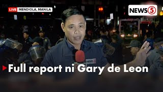 Full Report Ni News5 Reporter Gary De Leon Sa Protesta Sa Mendiola