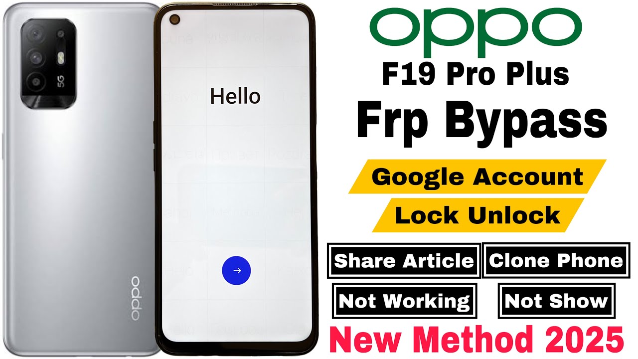 Oppo F19 Pro Plus Frp Bypass | Without Pc | Google Oppo F19 Pro Plus Frp Bypass | Without Pc | Google
