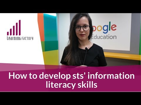 How To Develop Sts&39; Information Literacy Skills