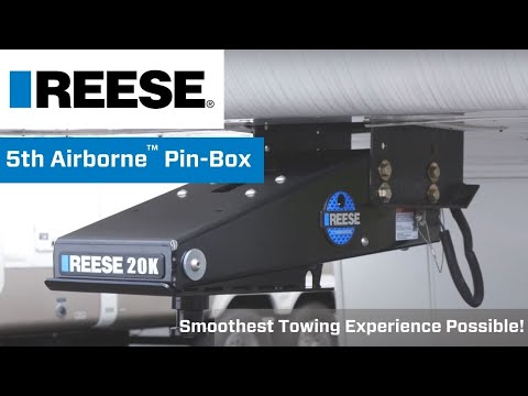 REESE® 5th Airborne™ Pin-Box - The Most Comfortable Ride Towing A 5th Wheel! Air Ride Pin-Box - 94420