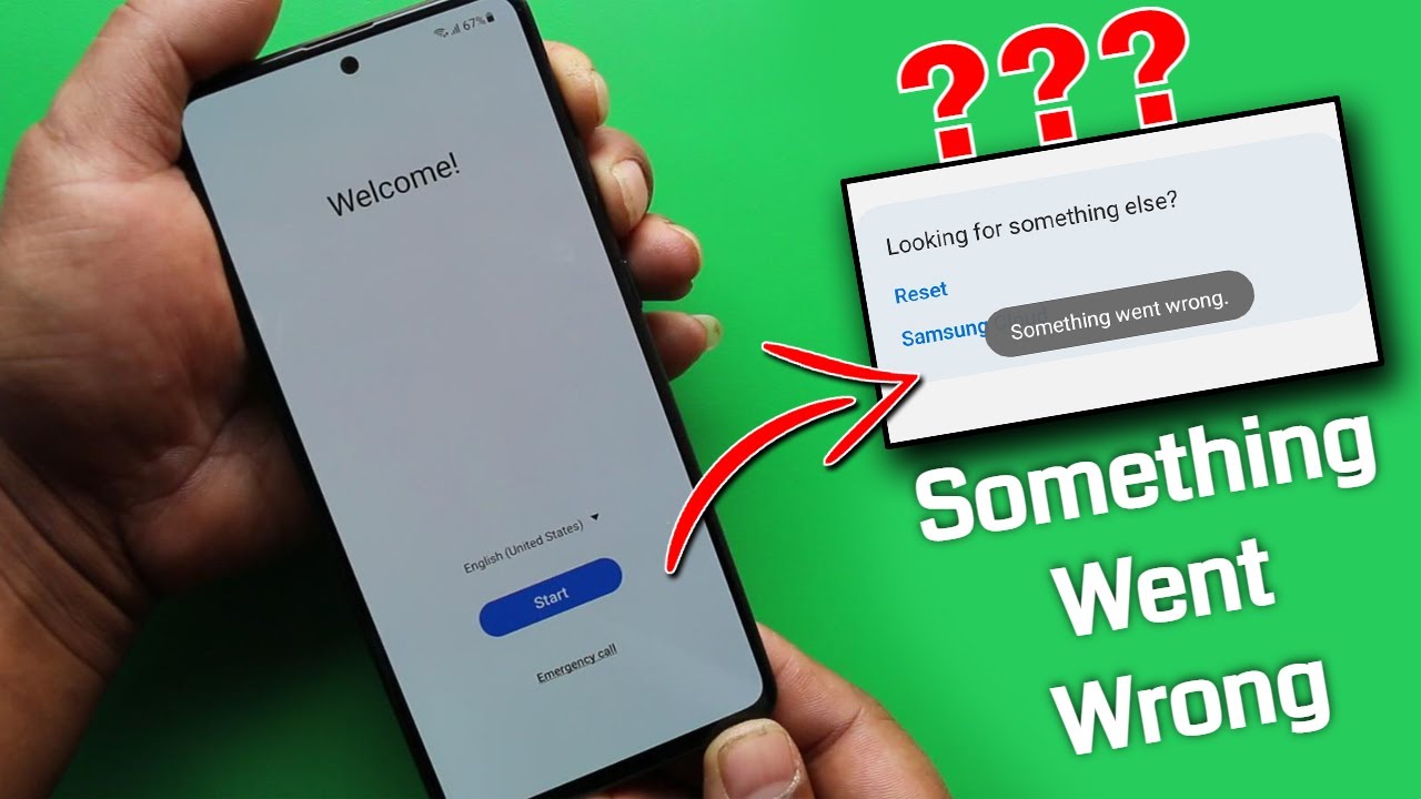 Samsung Frp 2022 Something Went Wrong Solution All Samsung Frp 2022 Something Went Wrong Solution All