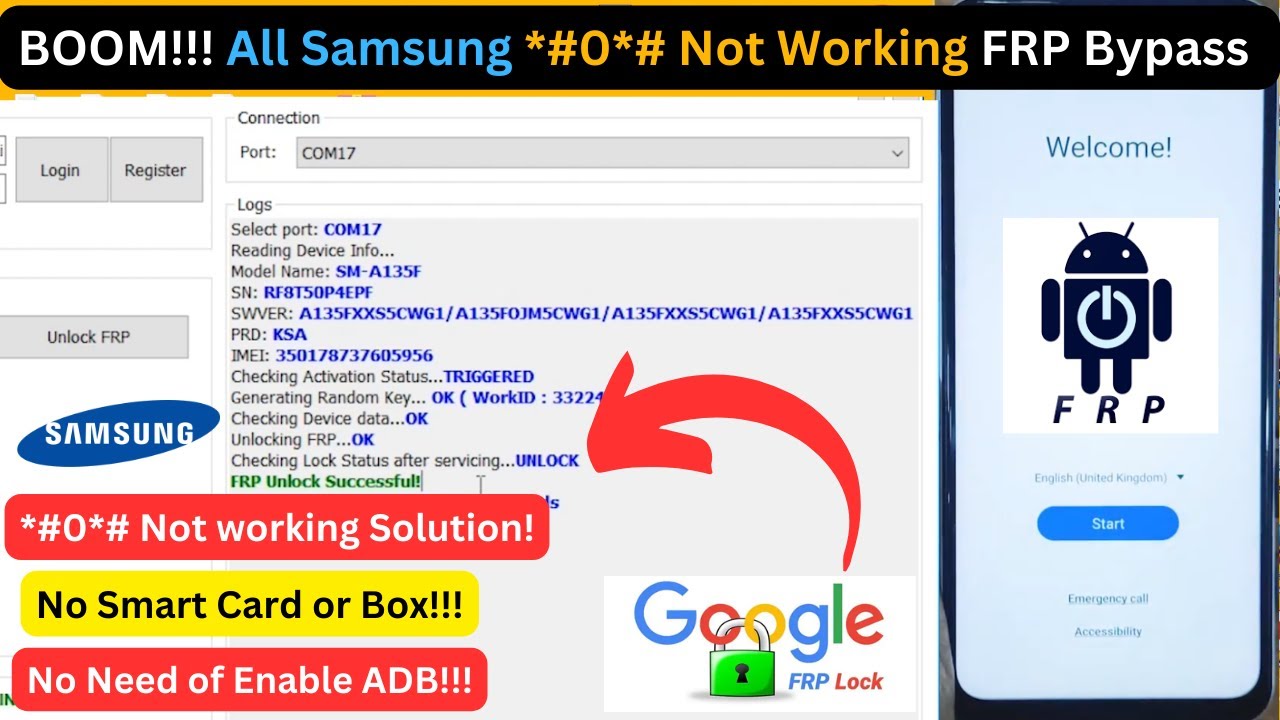 Boom!!! All Samsung Galaxy a13, *#0*# Not Working FRP Boom!!! All Samsung Galaxy a13, *#0*# Not Working FRP