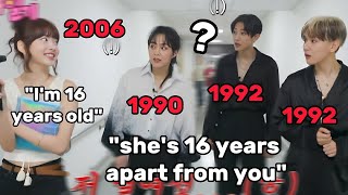 EXO members reactions when finding out EUNCHAE was born in 2006 (half of XIUMIN'