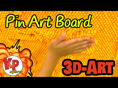 Creating 3D Art with the Pin Art Board #playground