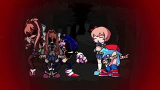 You Cant Escape Thisft Asmodeus, Monika.exe, Sonic.exe, Bf And Sayori