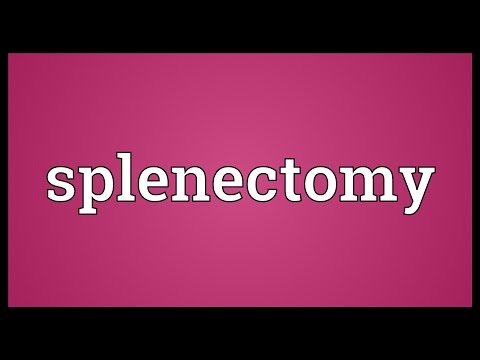 Header of splenectomy