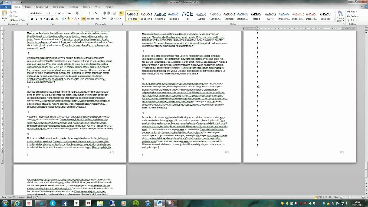 Dissertation Page Numbering Word 2007