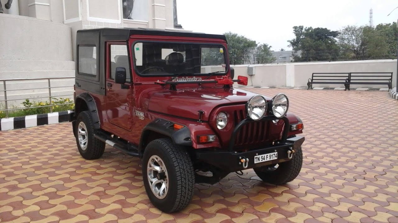 mahindra thar modified jeepclinic coimbatore - YouTube