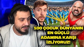 Mrbeast 100 Çocuk Dünyanin En Güçlü Ad Karşi İzli̇yoruz