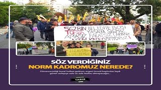 Taşeron Belediye Işçileri Hakları Için Kartaldan Seslendi