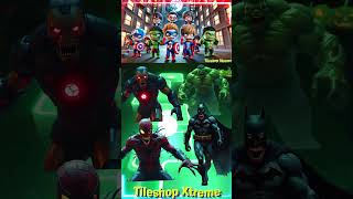 Team Avengers Part 11- Spiderman Ironman Hulk Batman Transform Dance