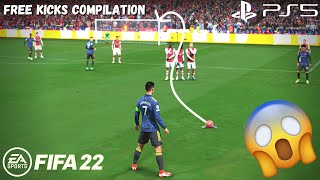 FIFA 22 - Free Kicks Compilation #1 | 4K