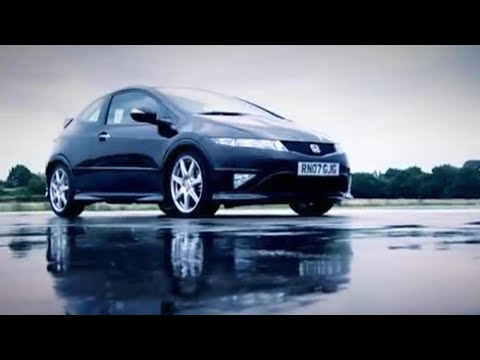 Jeremy Clarkson takes the new Honda Civic TypeR out onto the test track