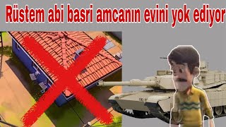 Rüstem abi basri amcanın evini yok ediyor / rafadan tayfa