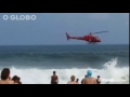 Camera captures helicopter crash into sea in Brazil