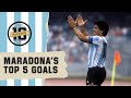 🇦🇷 Diego Maradona’s Top 5 Goals | FIFA World Cup