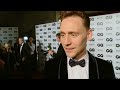 GQ Awards 2013: Tom Hiddleston talks playing Captain Hook and reveals man crush