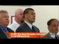 Ex-NFL Star Aaron Hernandez Sentenced to Life