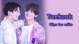 TAEKOOK soft/cute clips for edits #bts #taekook