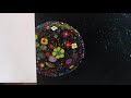 이카루스의 성공(화지진) 그림배달전 진품인증샷 - 흰 불사조태양과 귀여운 꽃행성(2006년 발표한 형식), 루이비통과 오포인트에서 고리들의 꽃행성 형식을 따라함