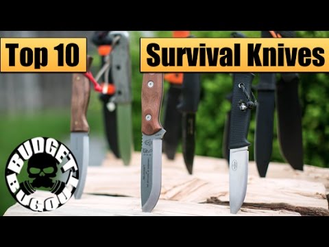 Top 10 Best Survival Knives | Best Fixed Blades For Survival & Bushcraft -- Budget Bugout 2015
