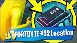 Fortnite FORTBYTE #22 LOCATION - Accessible by using ROX SPRAY in an UNDERPASS