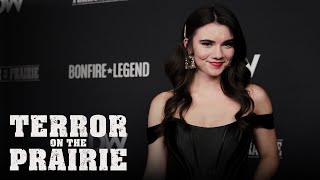 Brett Cooper Walks The Red Carpet At The 'Terror On The Prairie' Premiere