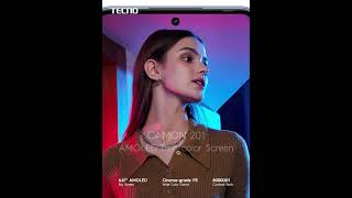 Camon 20 Series Get Lost In A World Of Vivid Visuals On The Camon 20S Amoled Screen.