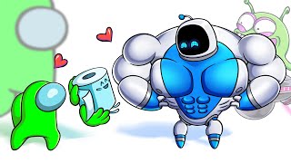 The Best Astro Bot Stories Mini Crewmate Travel To Astro Bot Universe Among Us Animation