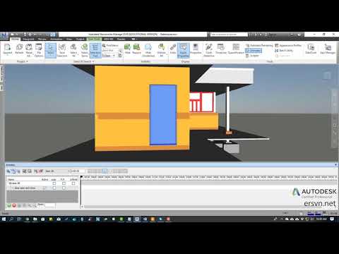 Naviswork 2019 | Cơ bản | Bài 52: Tạo Animation cho đối tượng trong Naviswork
