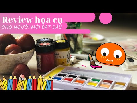 Mới bắt đầu tập vẽ nên mua họa cụ gì?? | Review hoạ cụ cơ bản cho người mới bắt đầu.