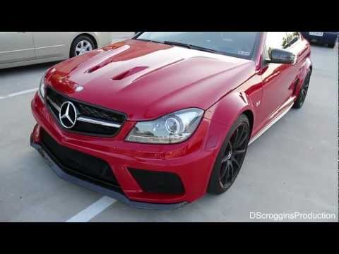 Mercedes SLR and 2013 Mercedes-Benz C63 AMG Black Series! Walkaround (HD)