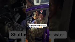 Shatta Wale And Her Sister Fantana.