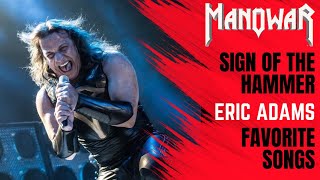Eric Adams (Manowar) 🔥 My Sign Of The Hammer Favorites & 1984 Throwback