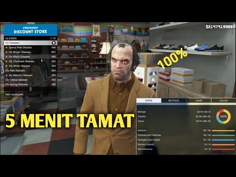 Save Game Tamat GTA 5 PC - 100% ASLI