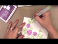 Stamping + Copic Marker Techique (Guest Artist Dawn Woleslagle)