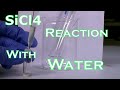 Reaction of SiCl4 and Water (Hydrolysis) Reaction of SiCl4 and Water (Hydrolysis)