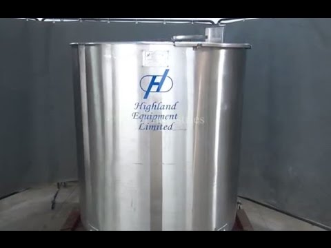 Highland 300 Gallon 304 Steel Single Wall Tank