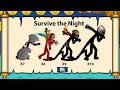 SURVIVE THE NIGHT WITH FINAL BOSS, GRIFFON, GOLDEN RIDER GIANT | Stick War Legacy Mod | MrGiant777
