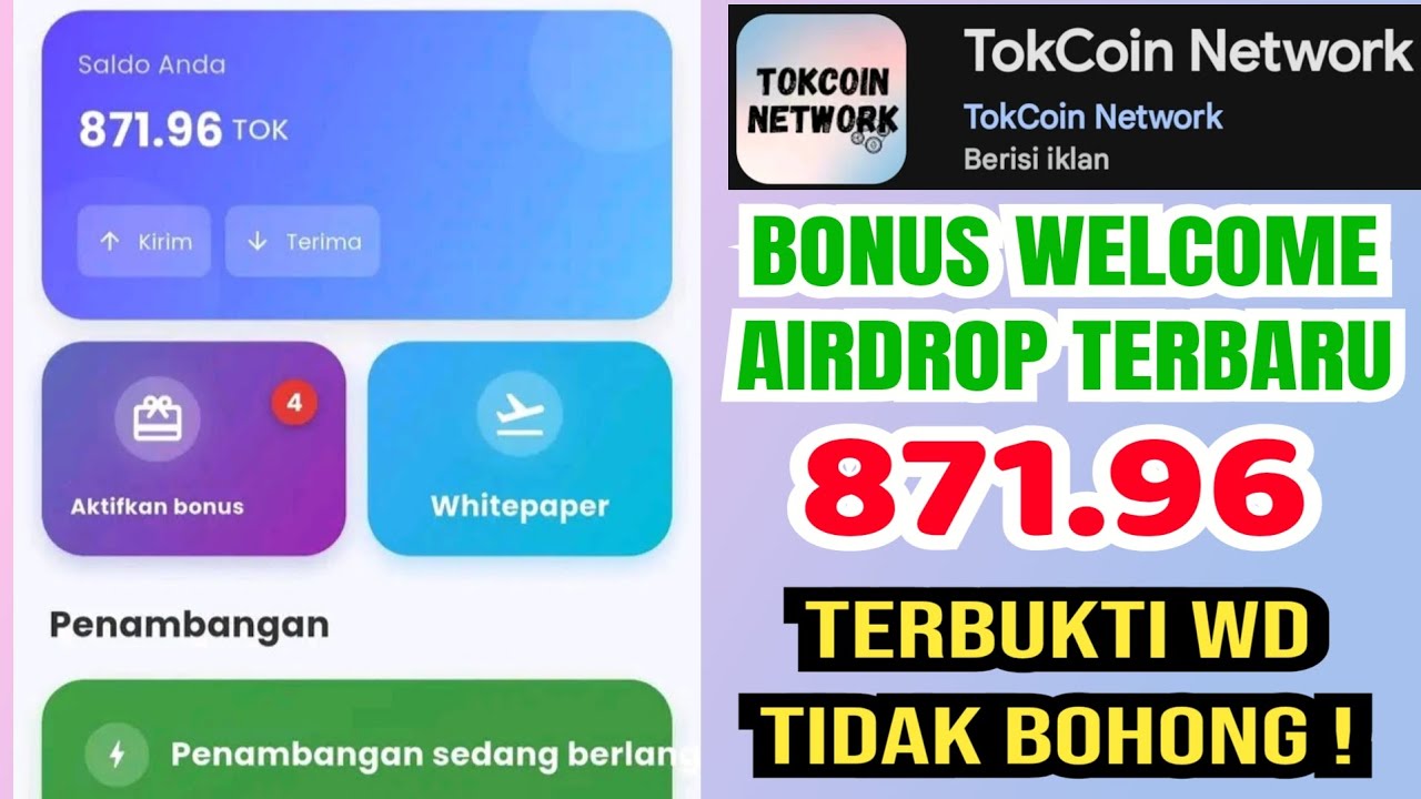 Latest Tokcoin Application Event || List of Apk tokcoin WD Latest Tokcoin Application Event || List of Apk tokcoin WD