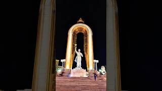Tajikistan Dushanbe. Monument To Ismoil Somoni. Мону Исмоила Сомони.