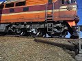 Видео [RZD] Тепловоз ТЭП70-0296 С поездом СПБ-Киев